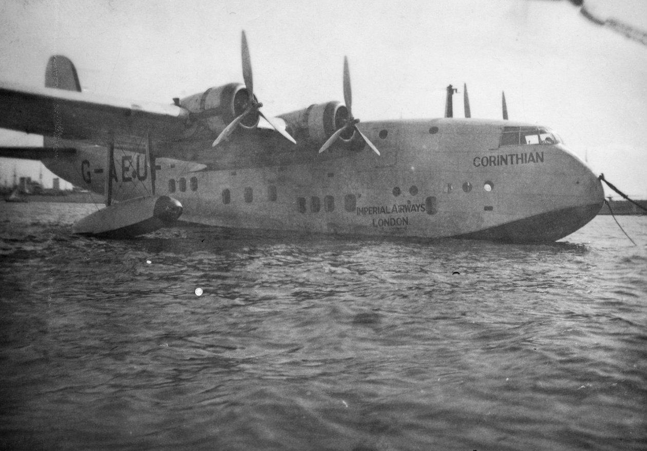 ショートエンパイアフライングボートコリンシアン、アレクサンドリア、エジプト、c1938-c1941 作： 不明