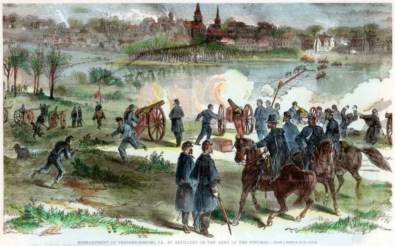 フレデリックスバーグの包囲、バージニア州、南北戦争、c1864-c1865 作： 不明