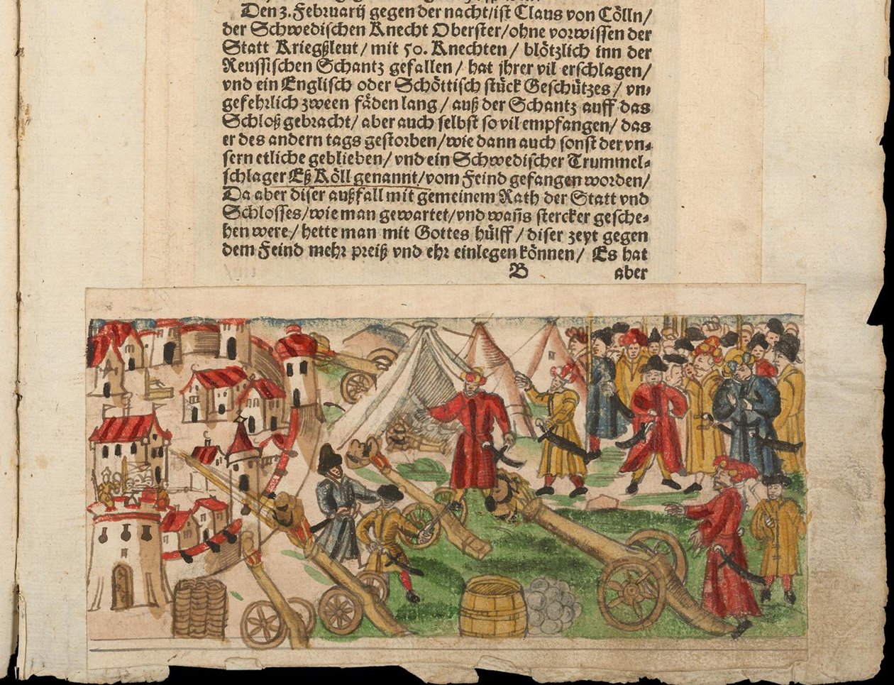1578年のロシアによる包囲戦。ヨハンヤコブウィックスからのニュース... 作： 不明