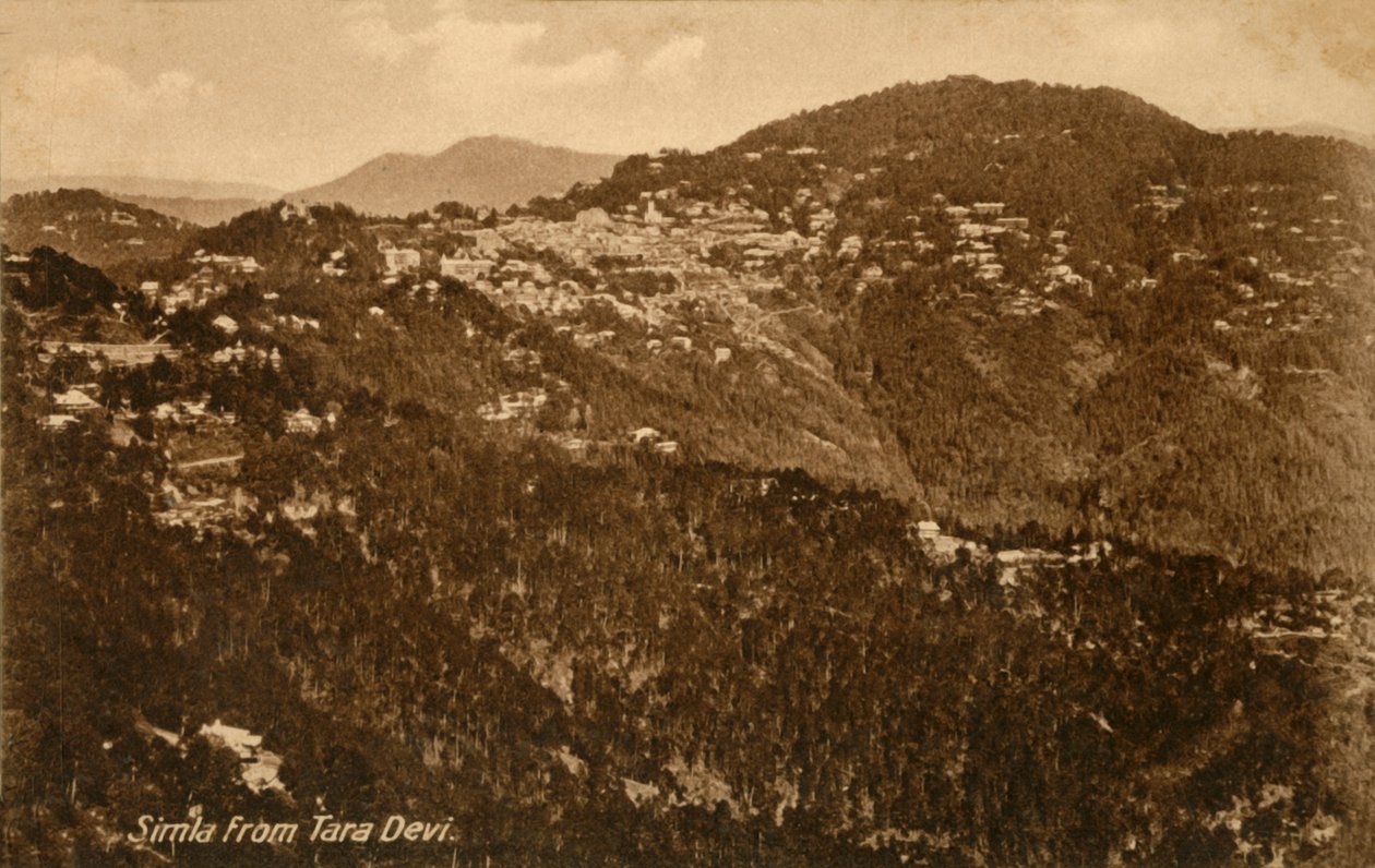 Tara DeviのSimla、c1918-c1939。 作： 不明