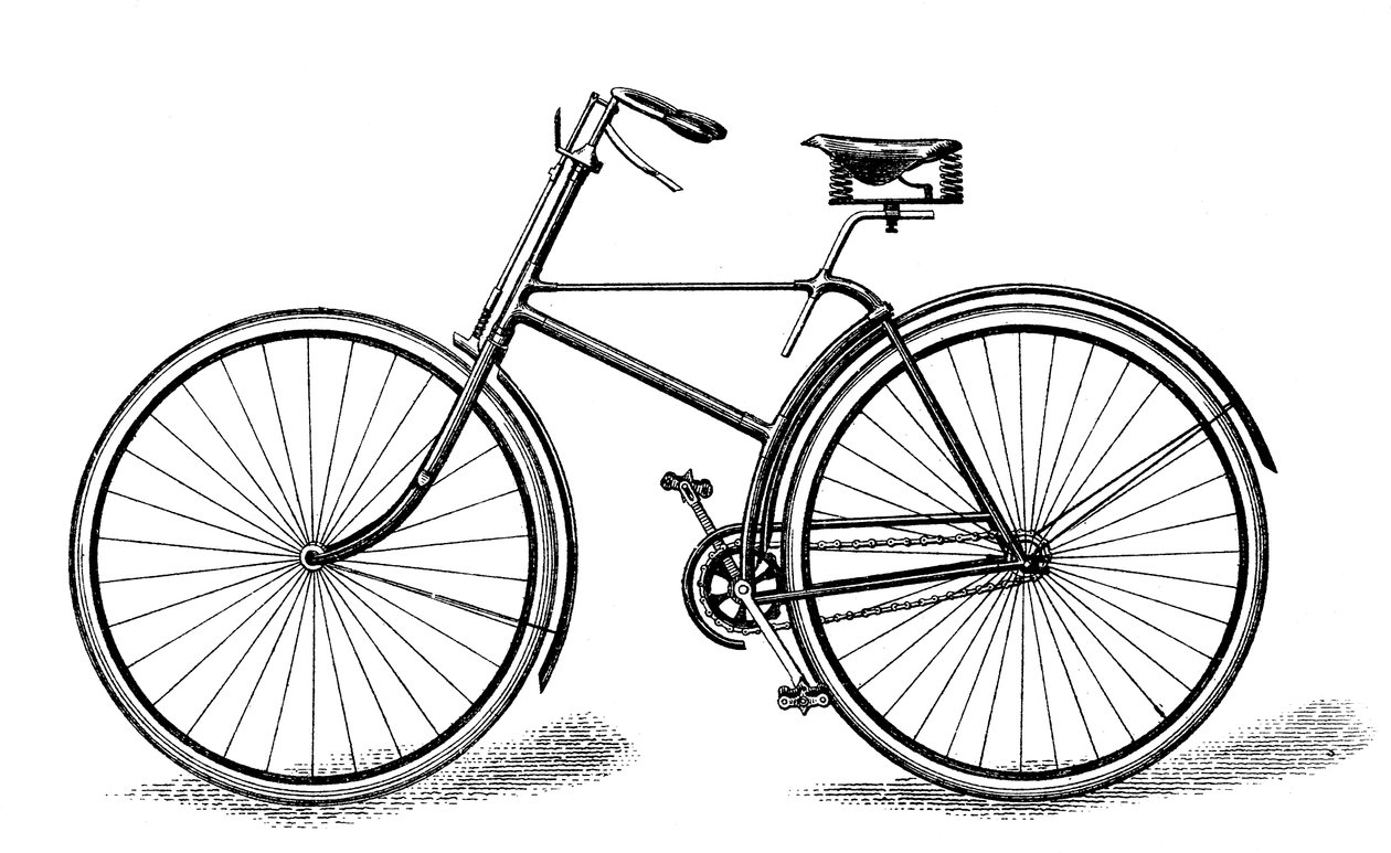 歌手特別安全自転車、c1886 1890 作： 不明