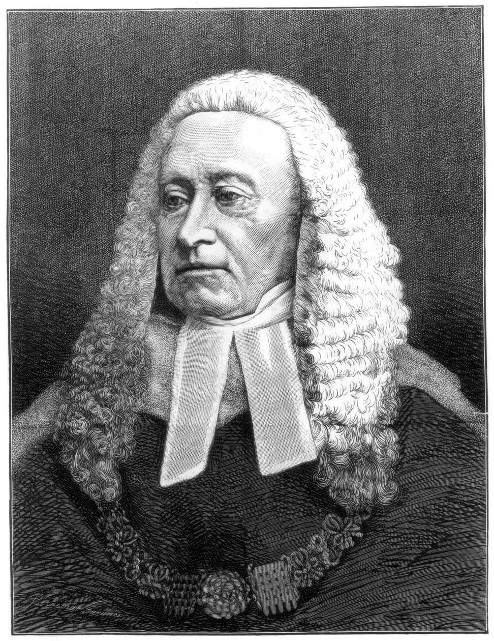 サーアレクサンダーコックバーン、12代目の男爵夫人、イギリス最高裁長官、1875年 作： 不明