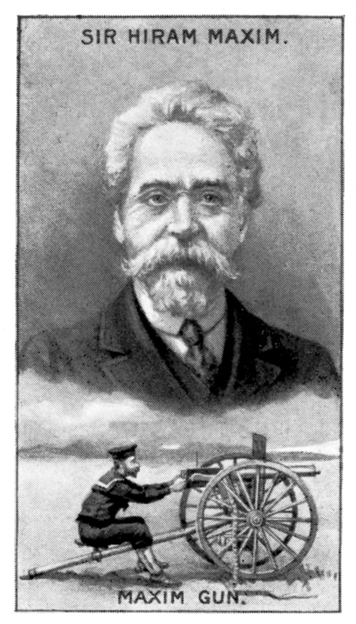 ヒラムスティーブンスマキシム卿、マキシム銃の発明者、c1924 作： 不明