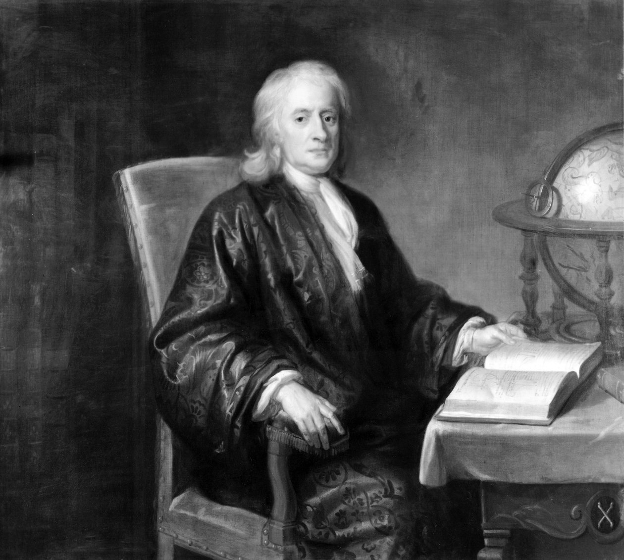 アイザック・ニュートン卿、イギリスの数学者、物理学者、1720年頃 作： 不明