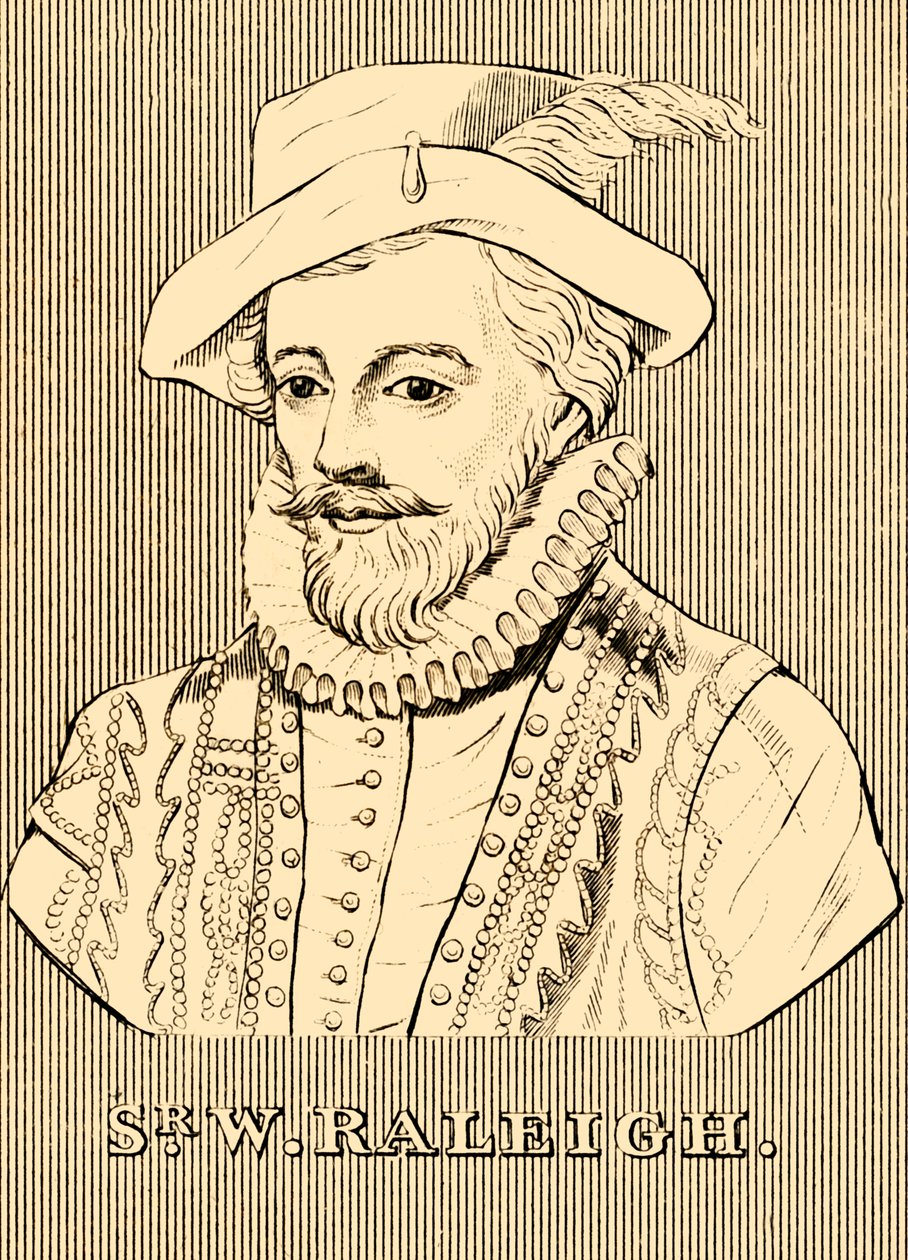 W.ローリー卿、c1552-1618、1830年。 作： 不明