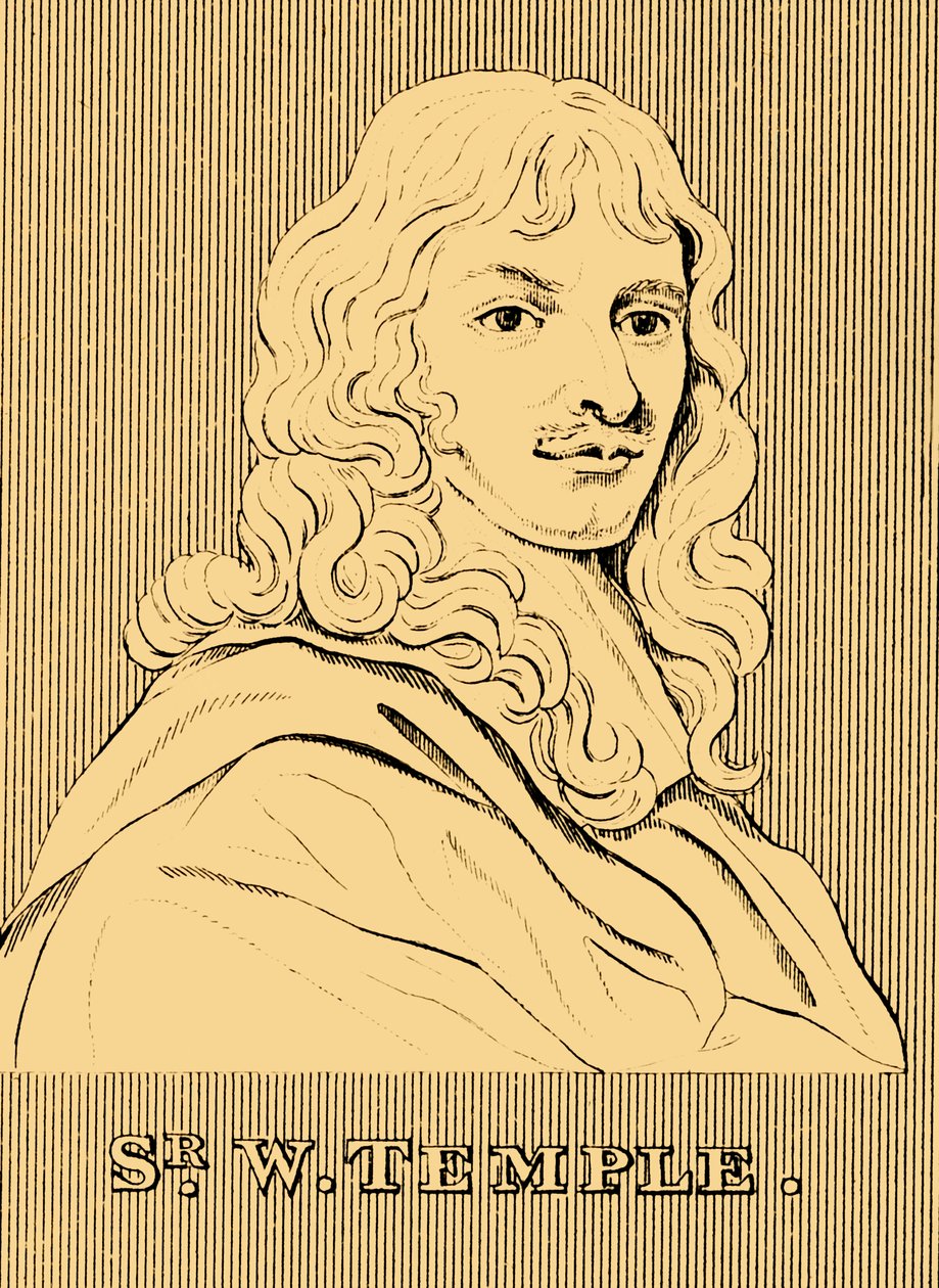 サー・W・テンプル、1628-1699、1830年。 作： 不明