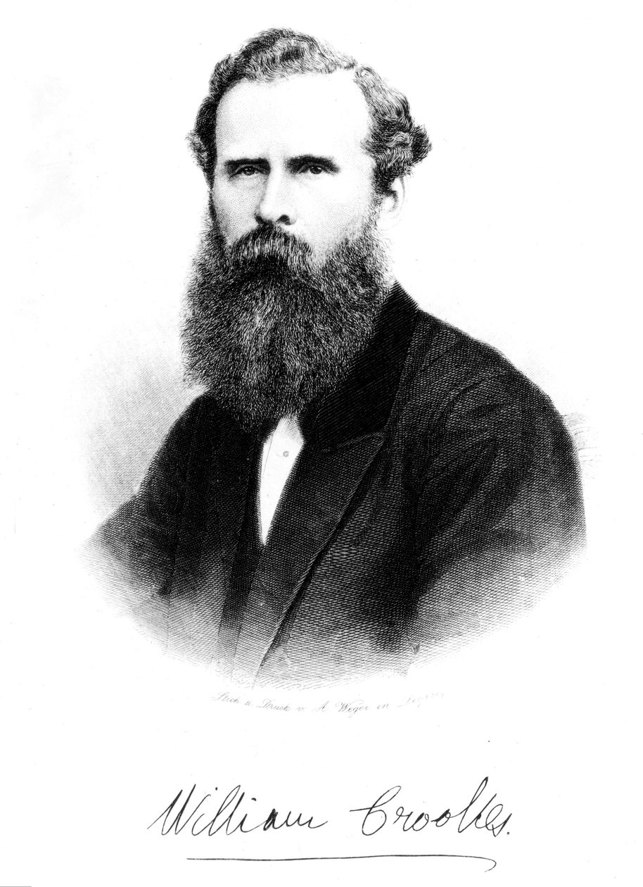 Sir William Crookes, イギリスの化学者・物理学者, 1875年頃 作： 不明