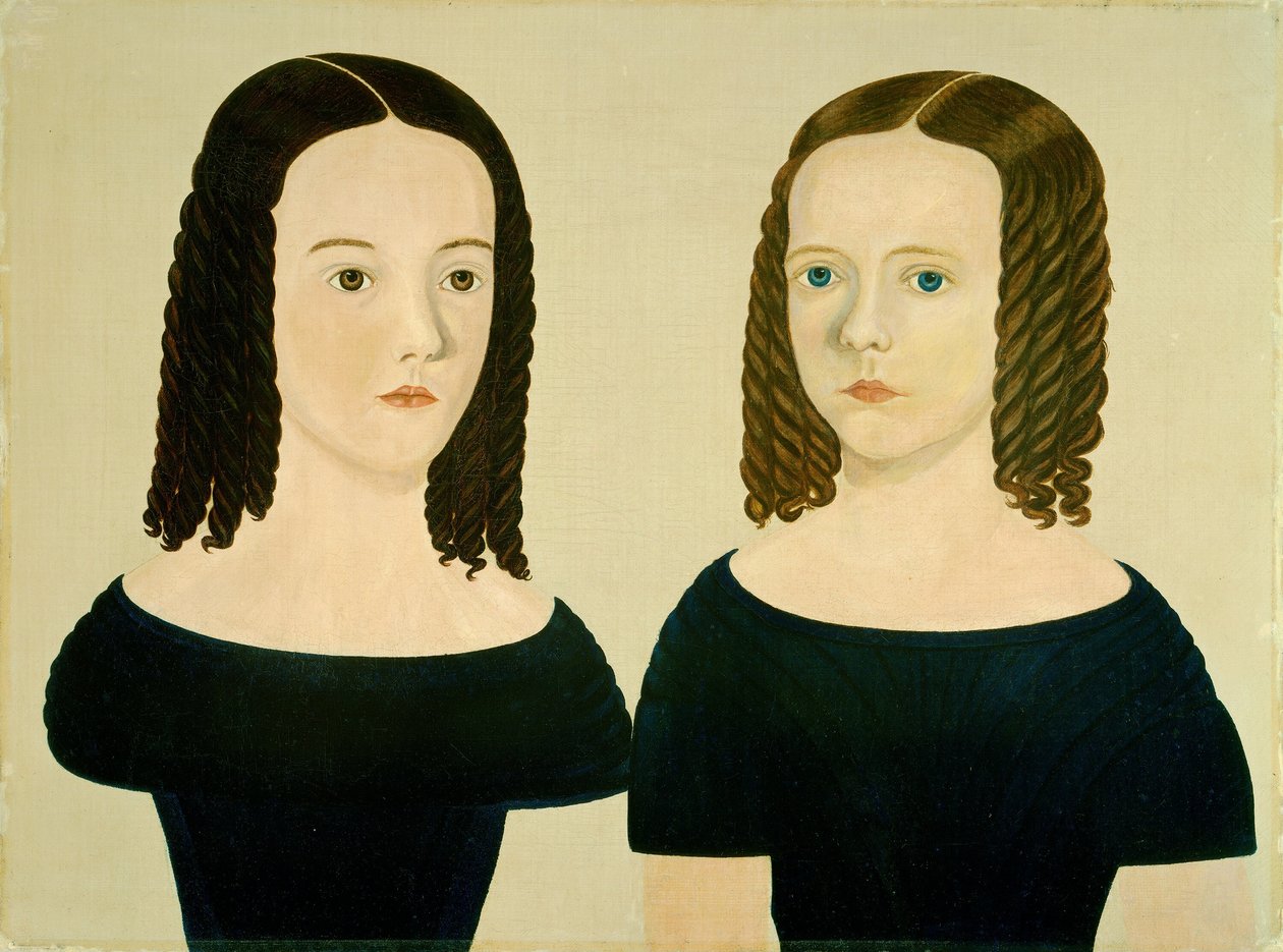 姉妹、c。 1840年。 作： 不明