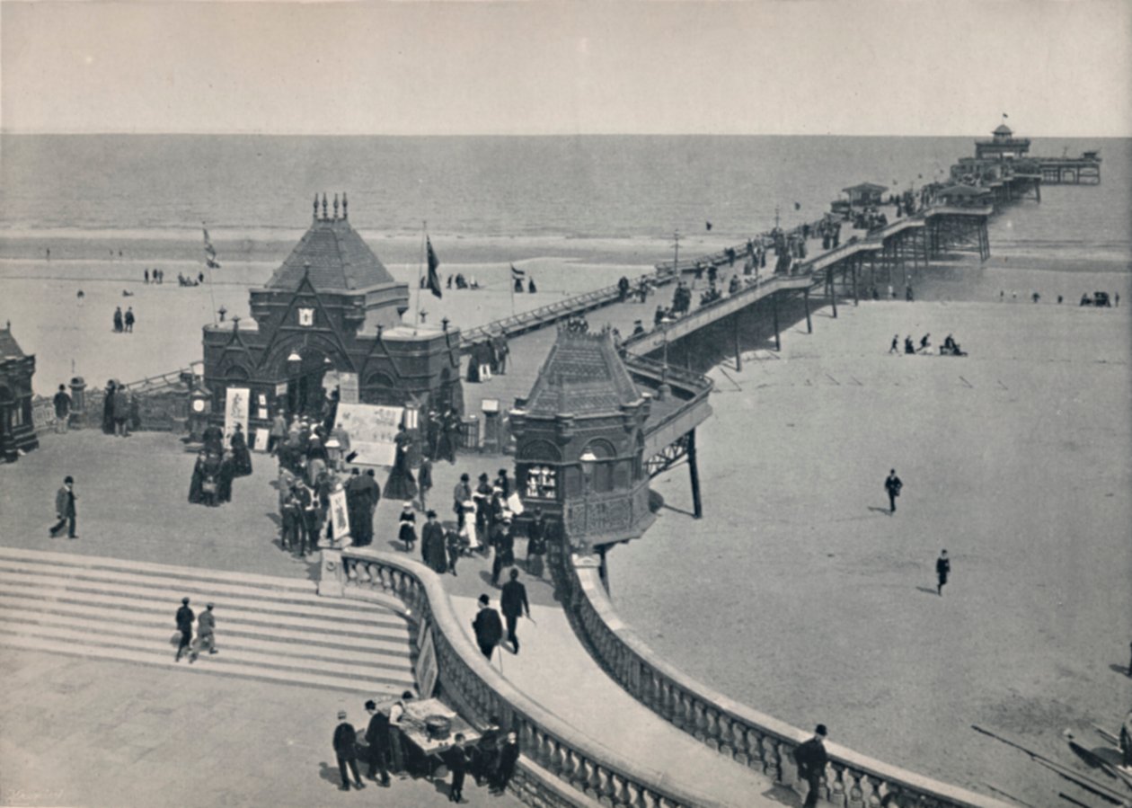スケグネス-桟橋、1895 作： 不明