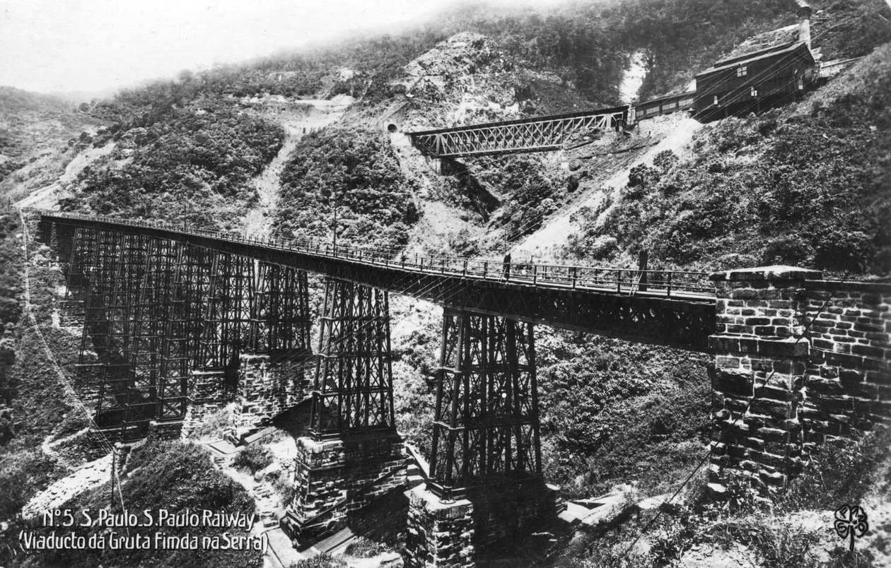サンパウロ鉄道、ブラジル、20世紀初頭 作： 不明