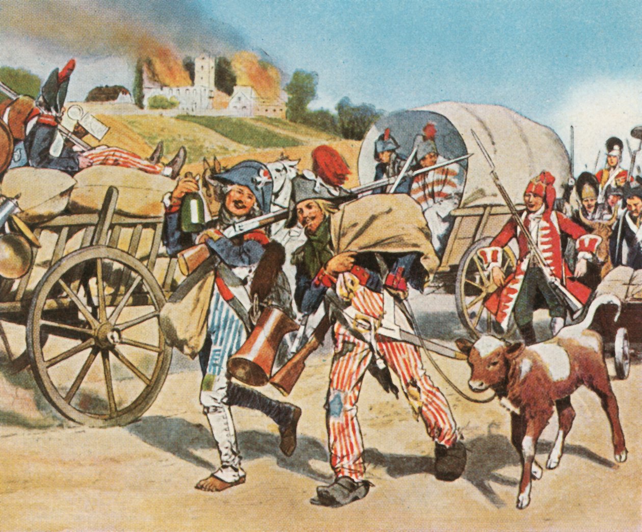 プファルツにおけるフランス革命の兵士、1793年、1936年。 作： 不明