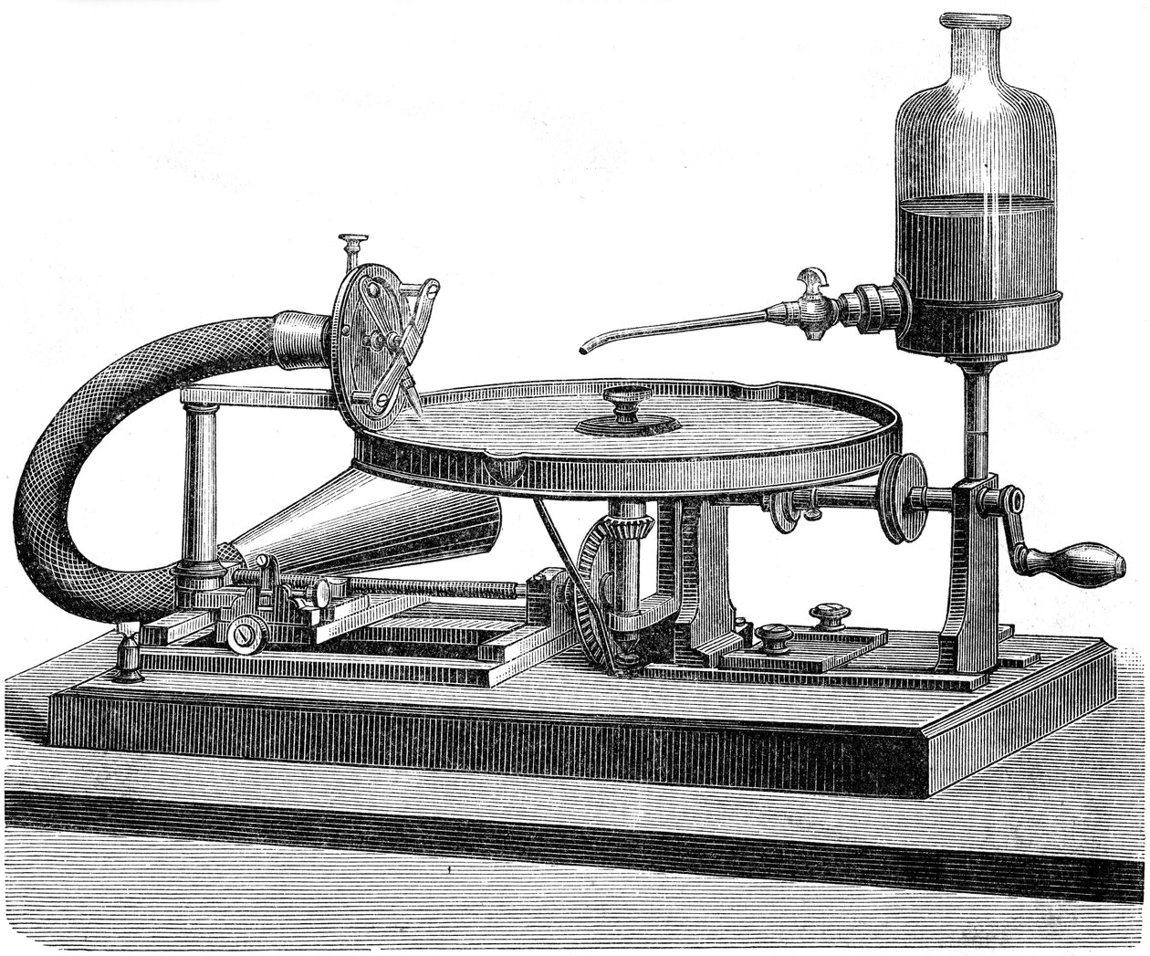 サウンドレコーディングディスク電気モーターバッテリー液、c1880 作： 不明