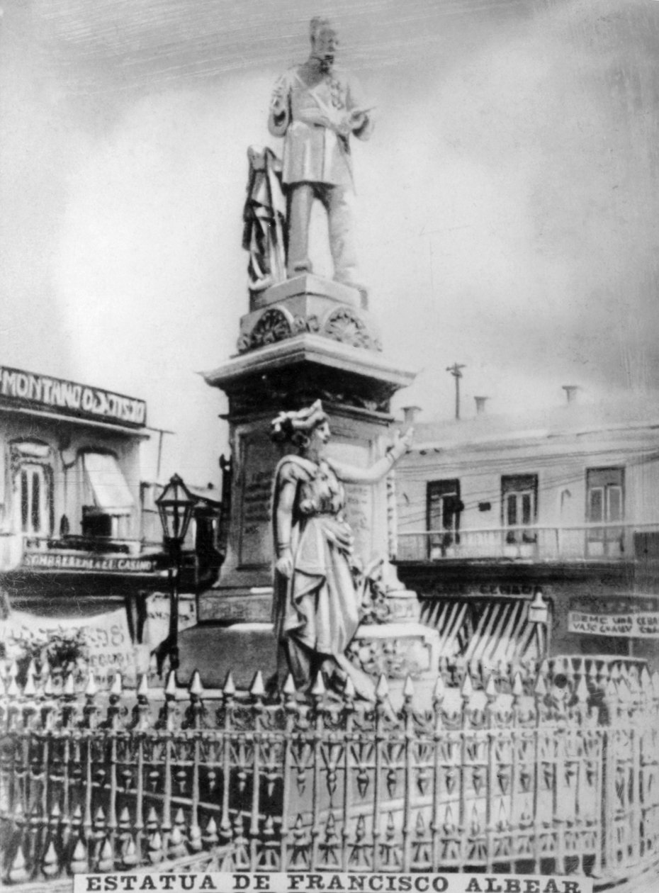 フランシスコアルベアーの像、1890年、1920年代 作： 不明