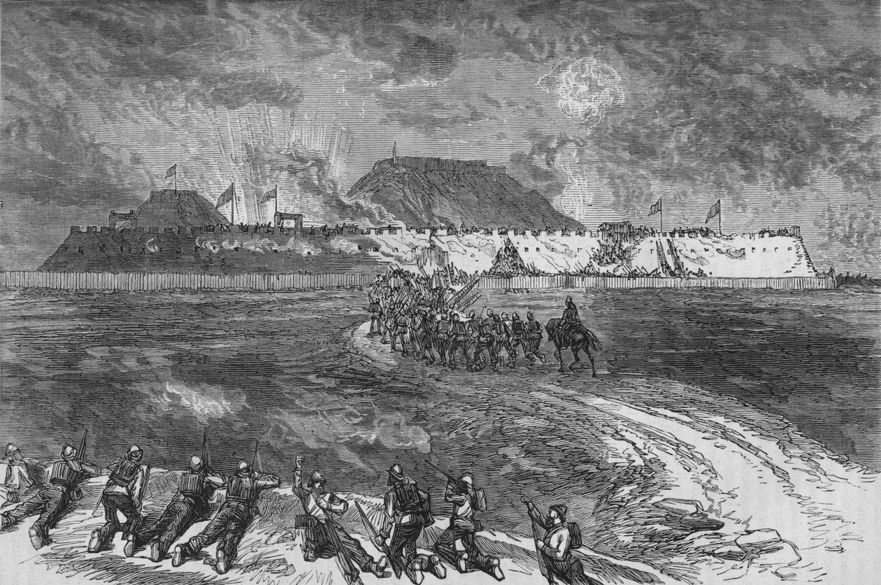タコの砦の嵐、c1880 作： 不明