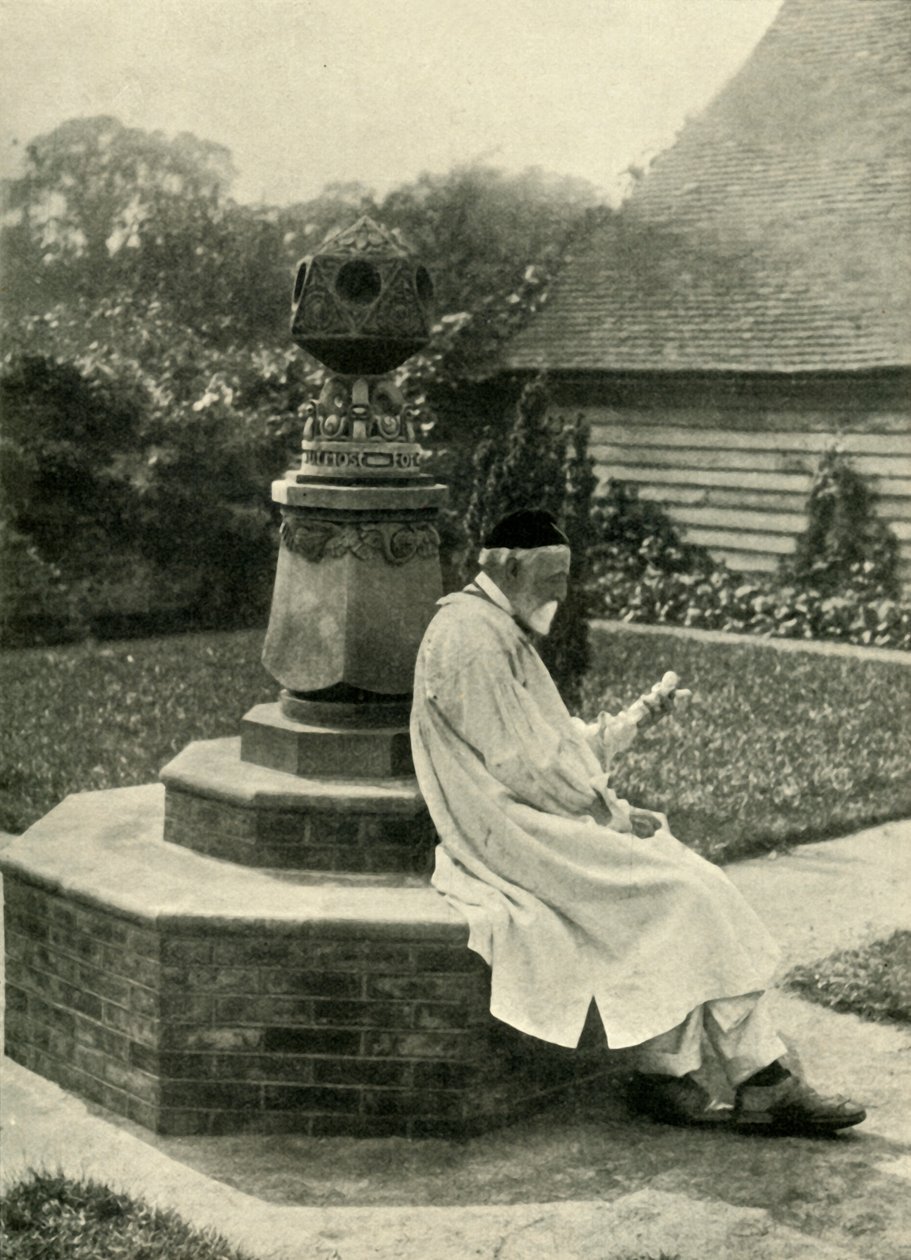 Limnersleaseの庭の日時計、およびGFワッツ、Esq。、RA、c1890s、1902。 作： 不明