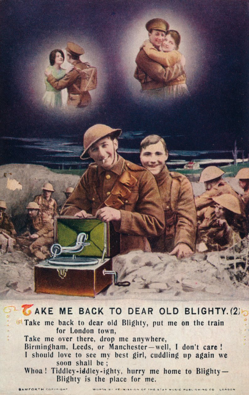 Dear Old Blighty 2、c1916に戻ってください。 作： 不明