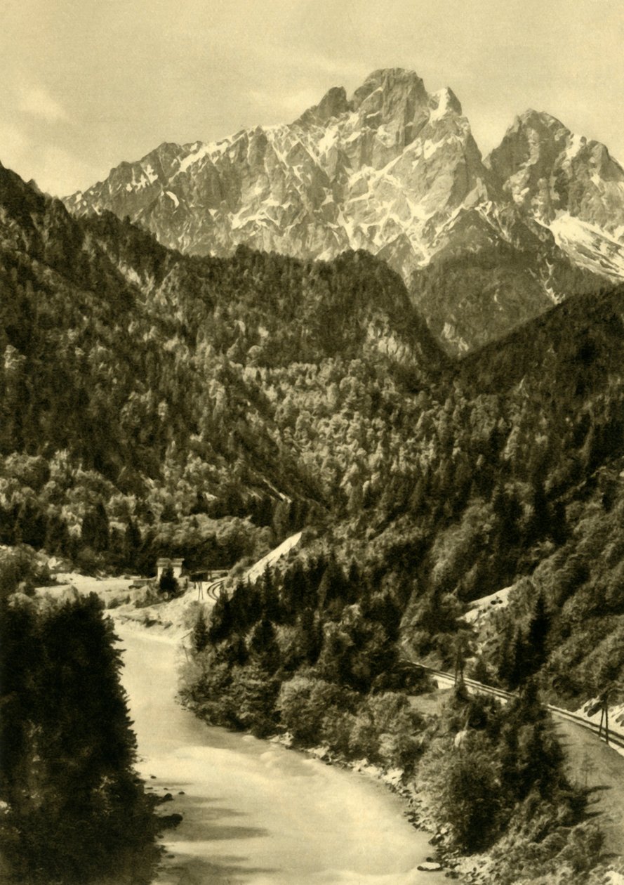 Admonter Reichenstein、ゲサウゼ国立公園、オーストリア、スティリア、c1935。 作： 不明