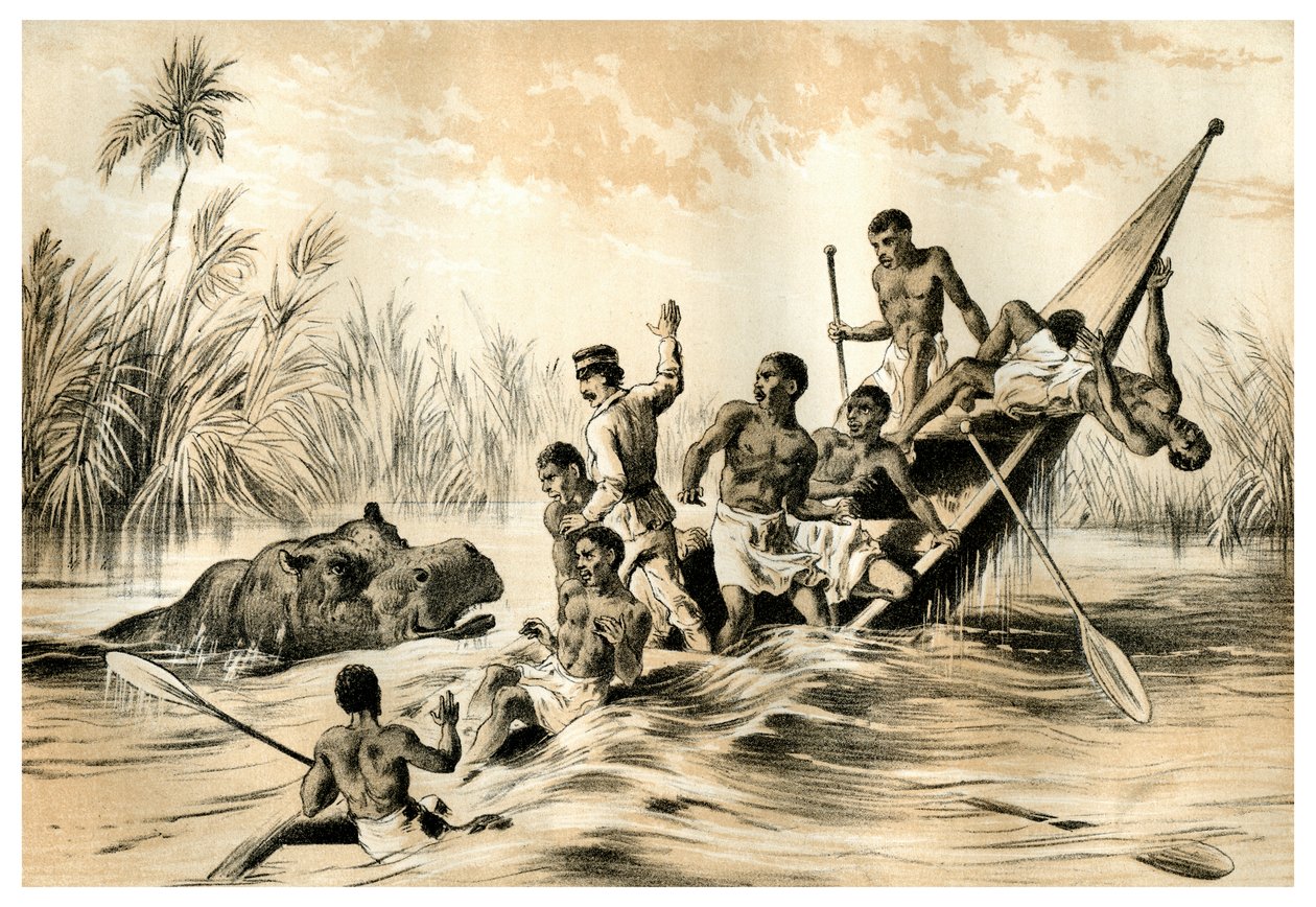 カバの冒険、1883 作： 不明