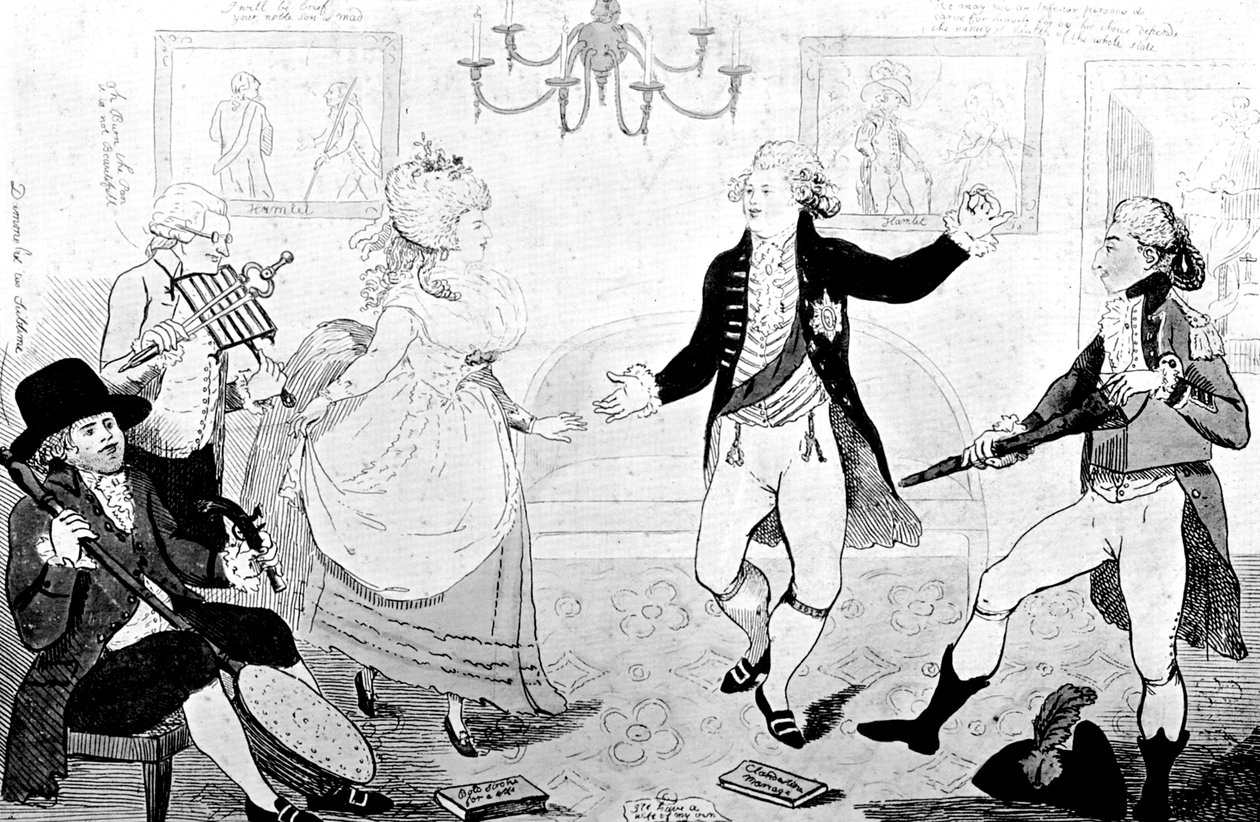 エイプリルフール、または夜の愚行...、1786 作： 不明