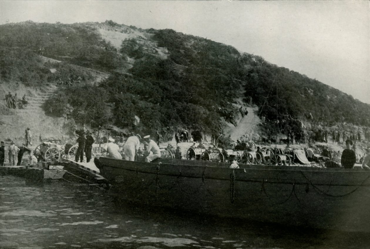 オーストラリアの着陸場所、ガバテペ、1919年。 作： 不明