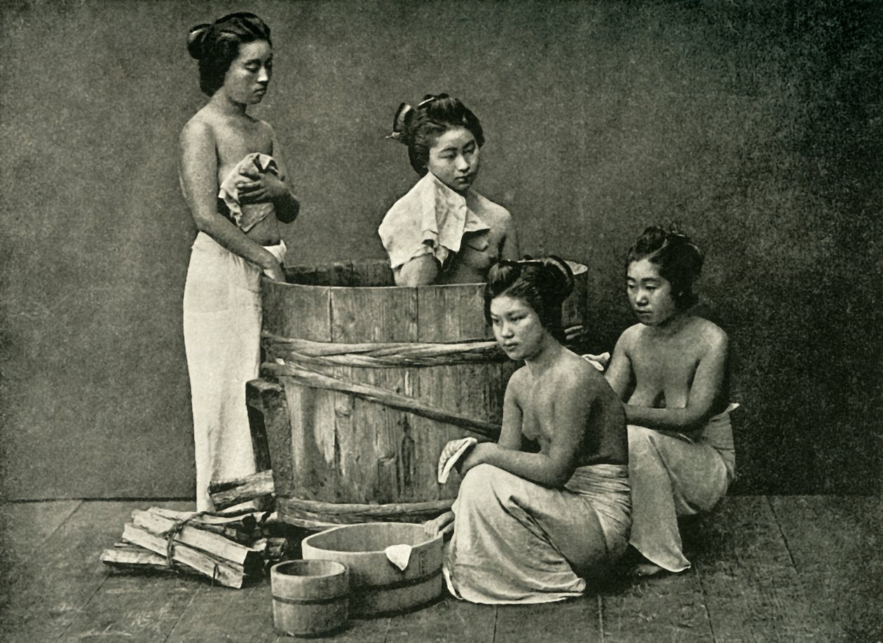 「バスハウス」、1891年。 作： 不明