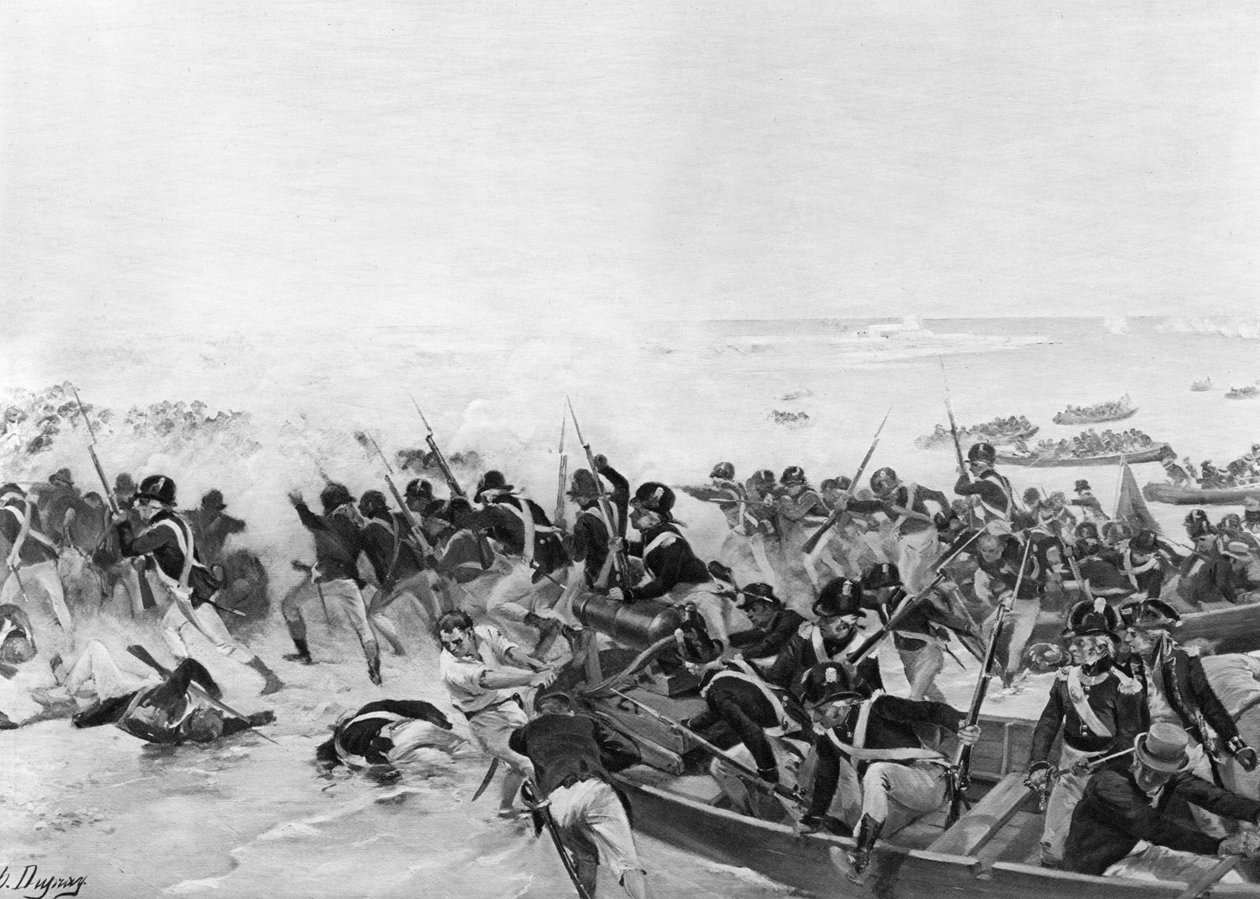 アブキルの戦い、エジプト、1801 作： 不明