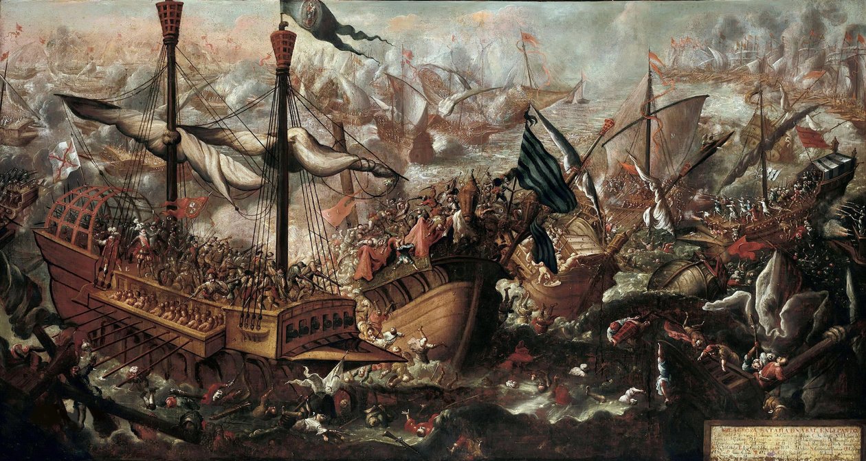 17世紀のレパントの戦い 作： 不明