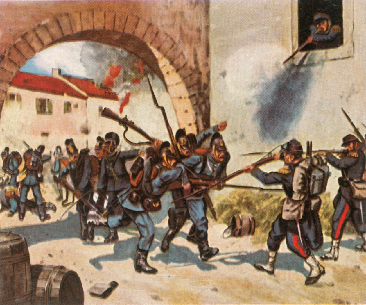 1870年9月1日、1936年のセダンの戦い。 作： 不明