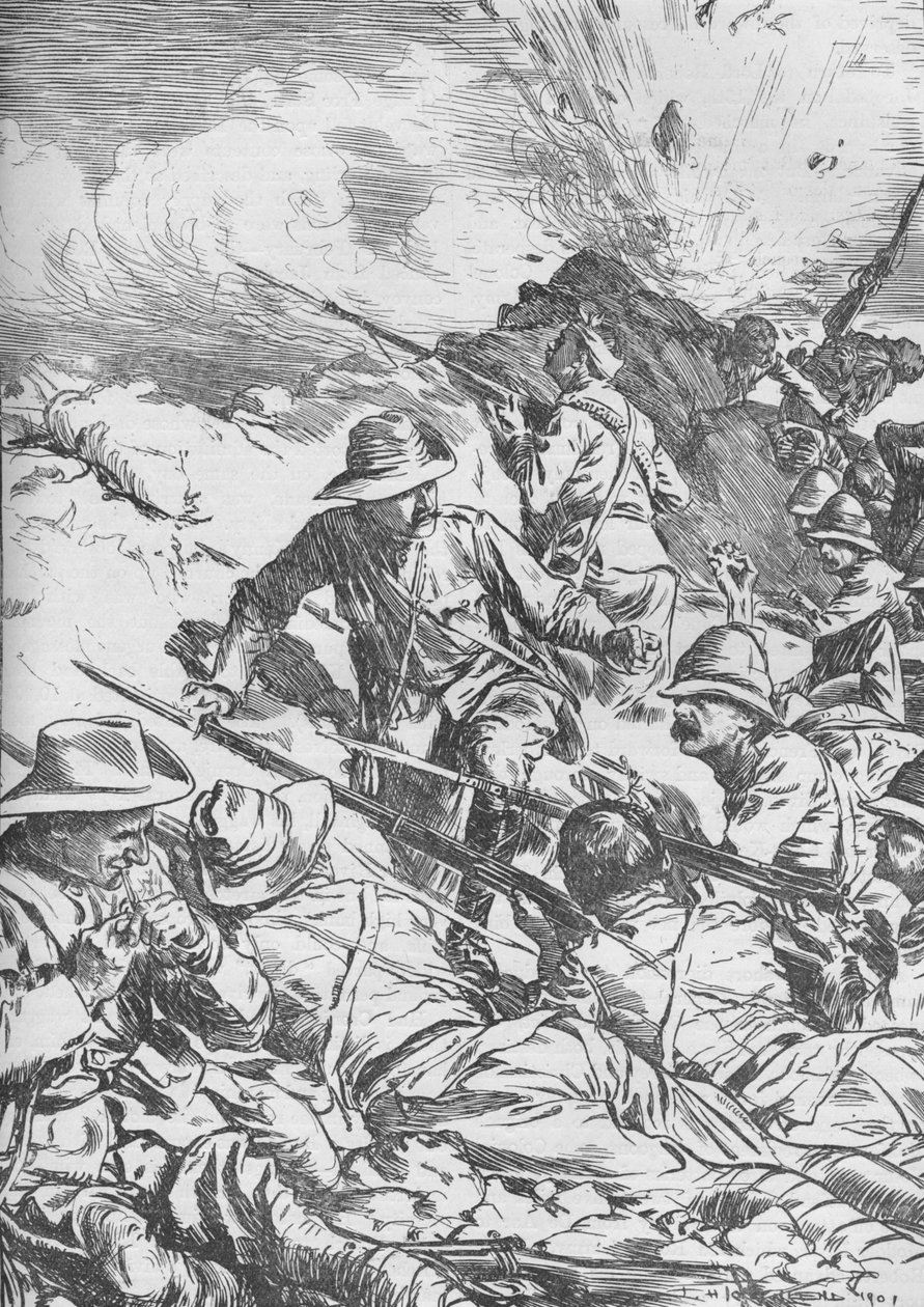 スピオンコップの戦い、ボーア戦争、南アフリカ共和国、1900 1906 作： 不明