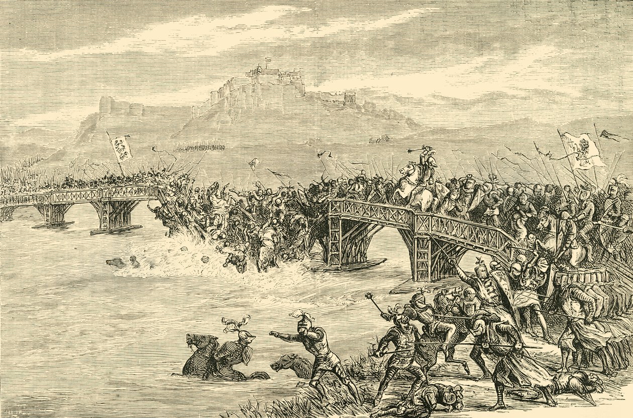 スターリング城の戦い、1297年1890年。 作： 不明