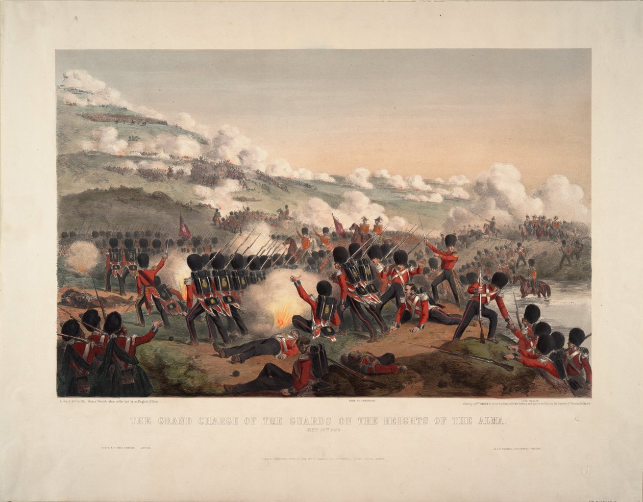 1854年、1854年9月20日のアルマの戦い 作： 不明