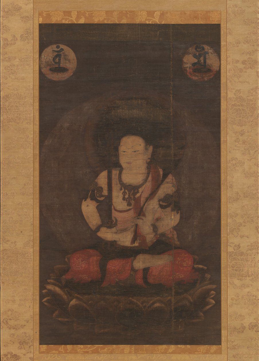 The Bodhisattva Manjushri Monju Bosatsu, 13th century.  作： 不明