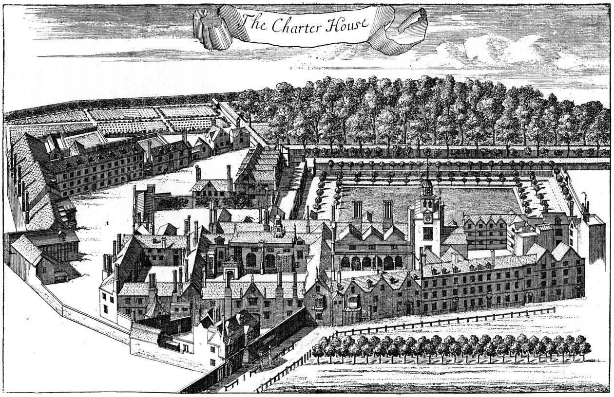 チャーターハウス病院、ロンドン、1775年、1893年 作： 不明