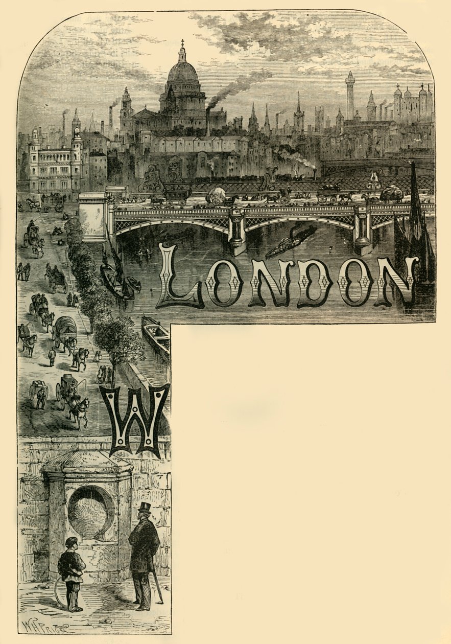 ロンドン市、c1872。 作： 不明
