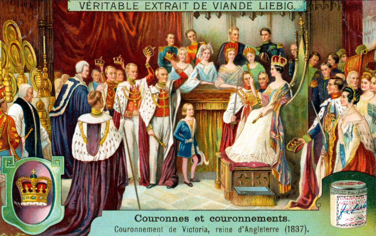 1837年のイングランドの女王、ビクトリア王冠、c1900 作： 不明