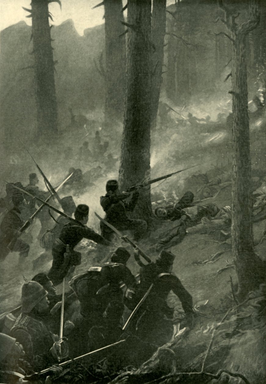 1878年12月2日、スピンガウイコータルへの大胆な攻撃、1901年。 作： 不明