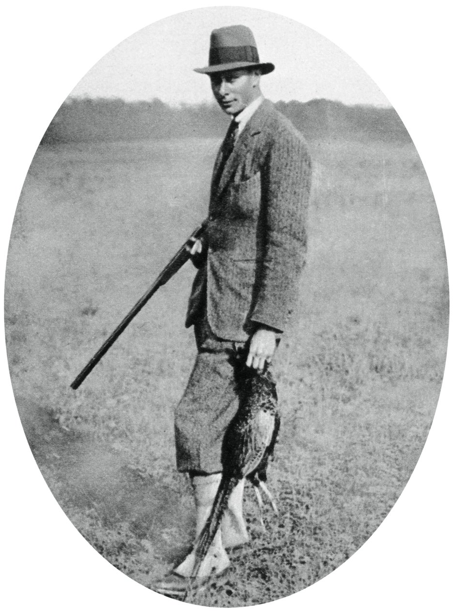 1922年、1937年の射撃パーティーでのヨーク公 作： 不明