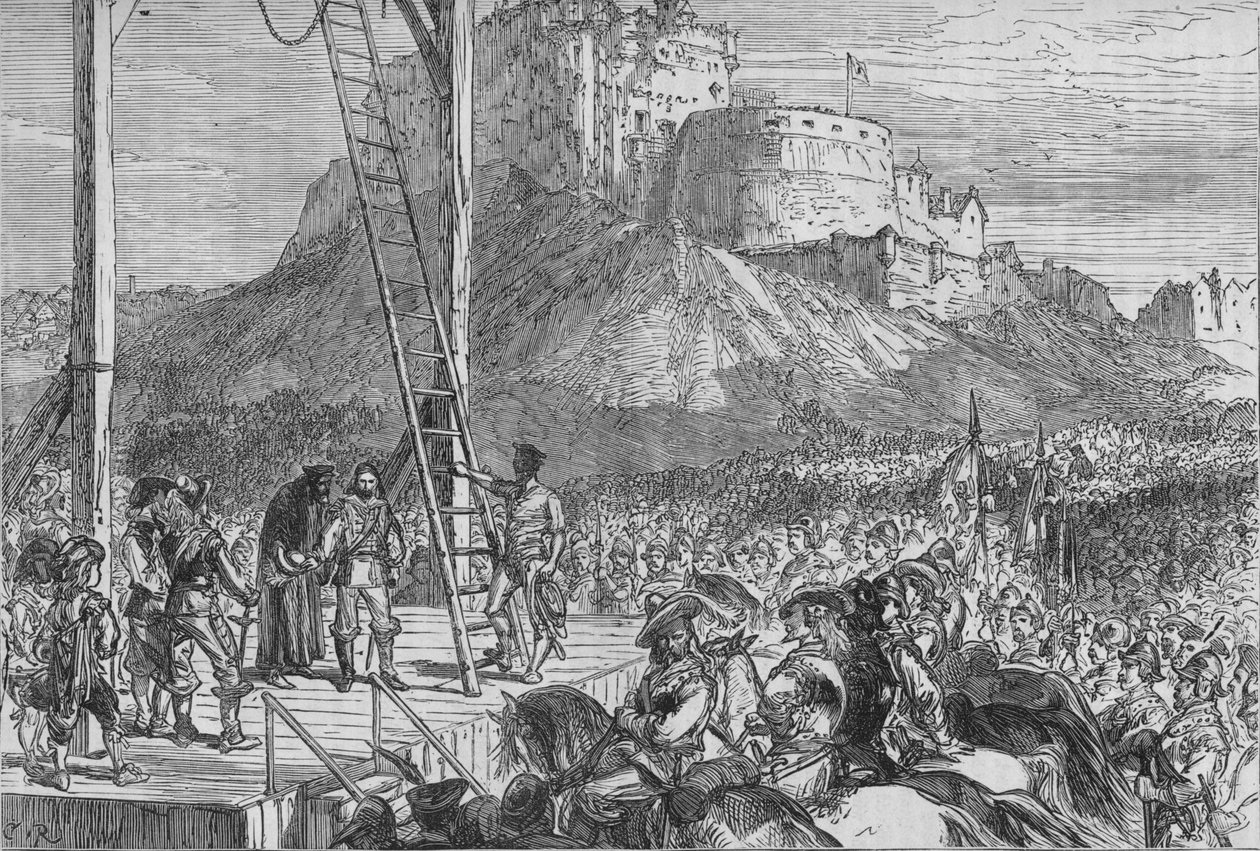 モントローズの処刑、c1880 作： 不明