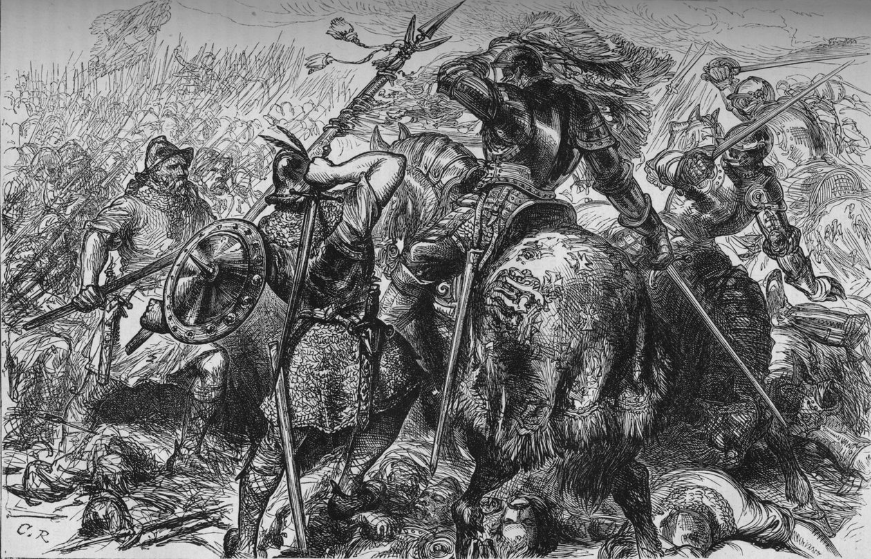 1547年9月10日、ピンキーでの標準のための戦い、c1880 作： 不明