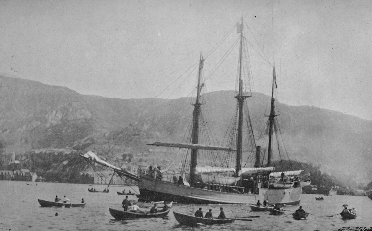 Fram Leaving Mountains、1893年、1897年 作： 不明