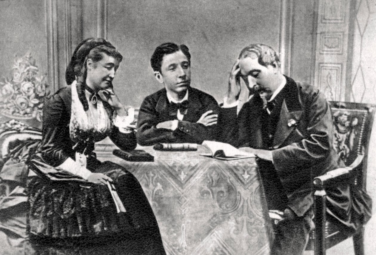 亡命中のフランス帝国家族、ケント州チスルハースト、1871-1873年 作： 不明