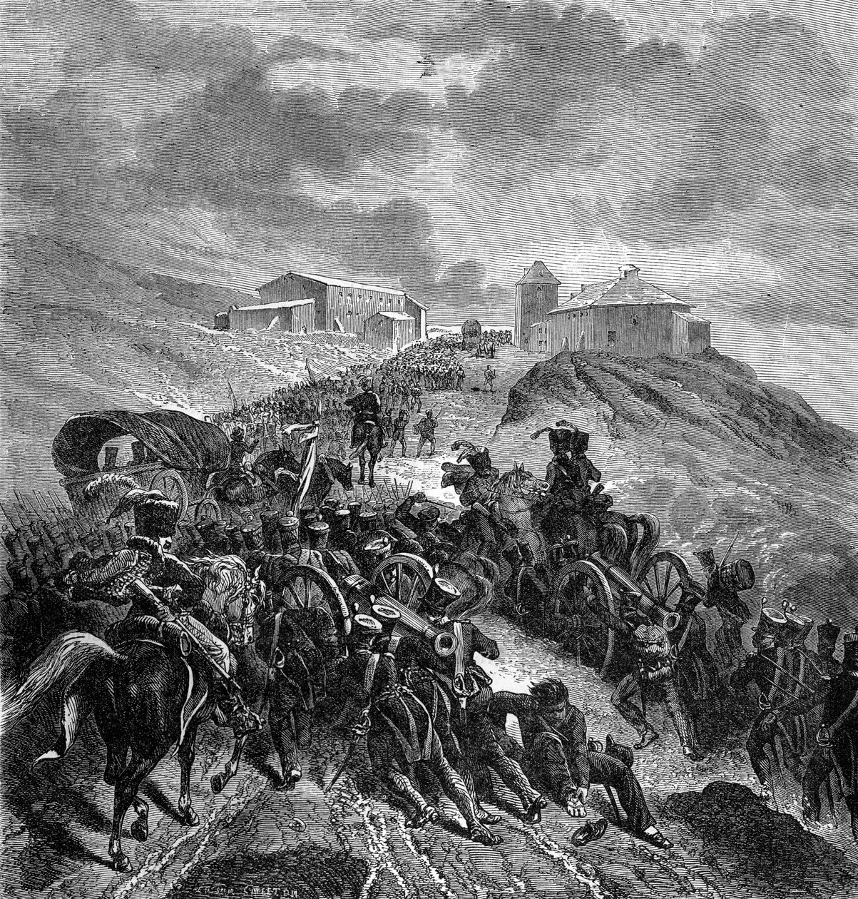 スペイン、シエラグアダラマを通過するフランス軍、1808年9月22日〜24日1882〜1884年 作： 不明