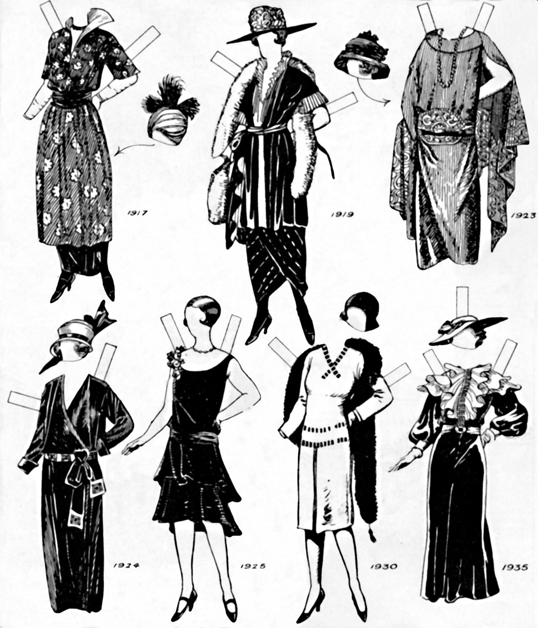 歴史的衣装のギャラリー：20世紀に着用されたドレス、c1934 作： 不明