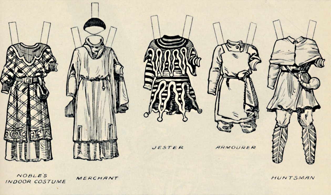 歴史的衣装のギャラリー：リチャード1世、c1934の時代に着用されたドレス 作： 不明