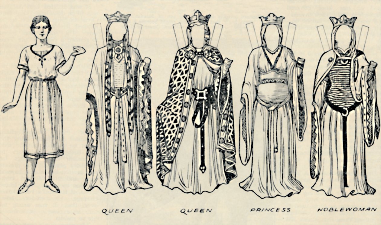 歴史的衣装のギャラリー：リチャード1世、c1934の時代に着用されたドレス 作： 不明
