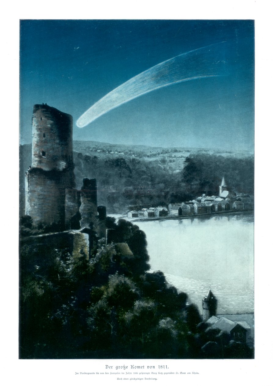 1811年の大彗星、1900年 作： 不明