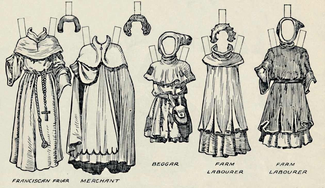イギリスの偉大な衣装のギャラリー：ノーマンタイムズで着用されたさまざまなドレス、c1934 作： 不明