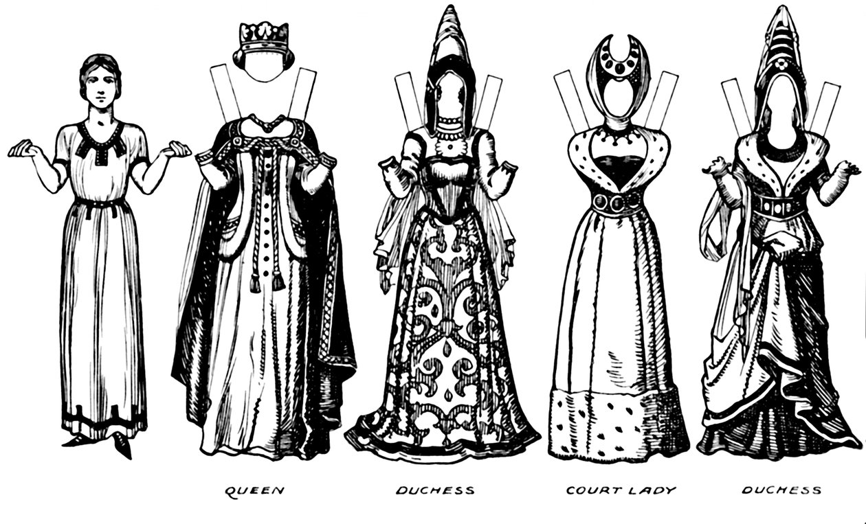 歴史的衣装の偉大なギャラリー：ヘンリー4世の服を着た人々の治世、c1934 作： 不明