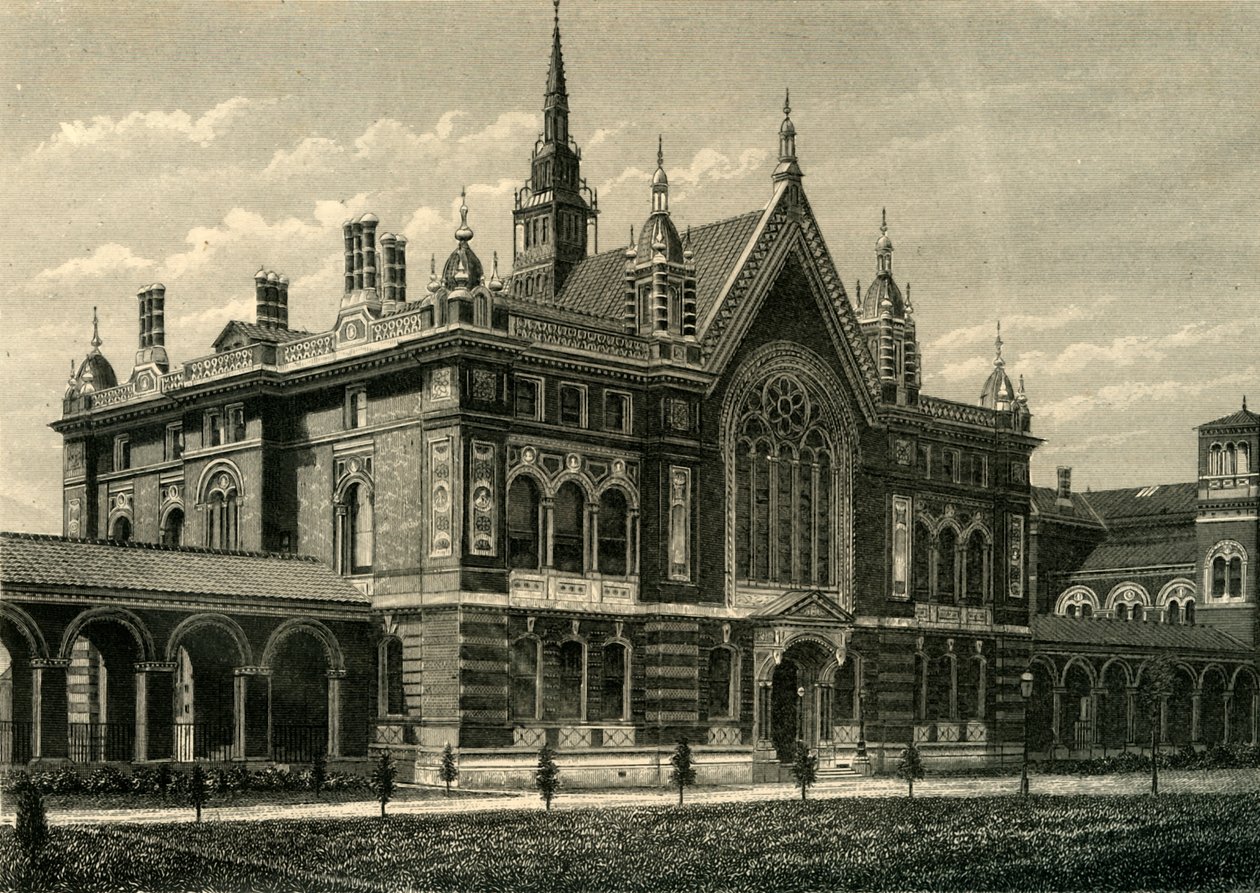 グレートホール、ダリッチ大学、c1878。 作： 不明