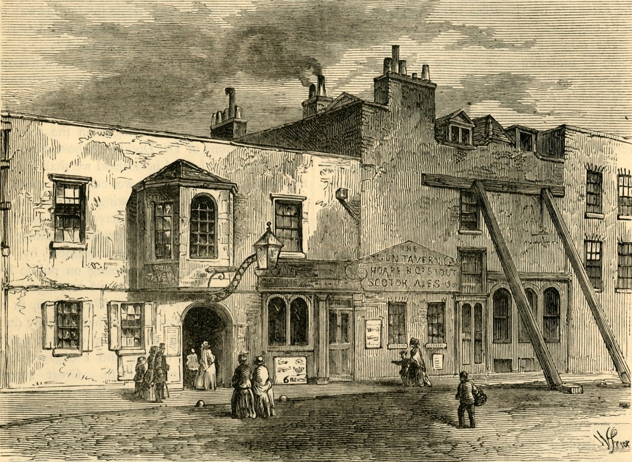 ガン酒場、1820年、c1876。 作： 不明